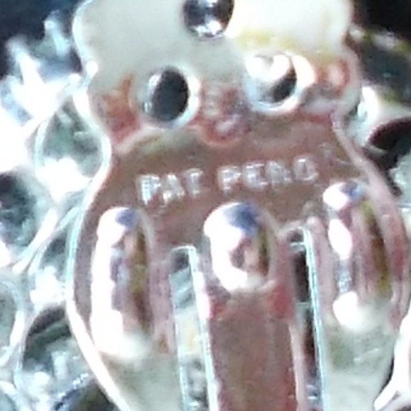 Vintage PAT PEND Rhinestone Earrings Clip On’s - Picture 8 of 8